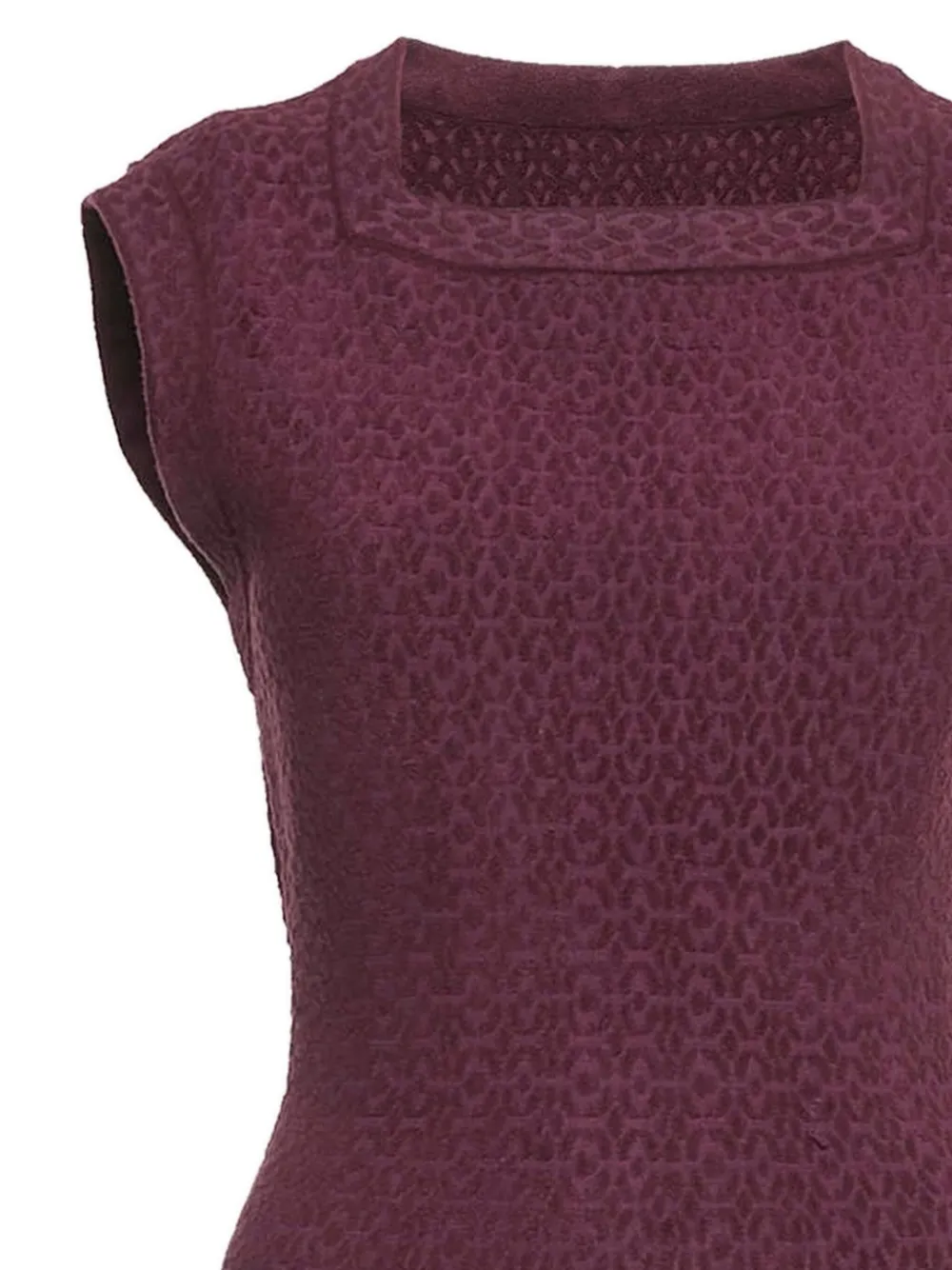 Alaïa Pre-Owned Mini-jurk met geweven jacquard - Rood