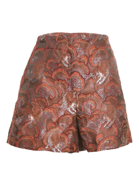 SANDRO Tiger paisley shorts