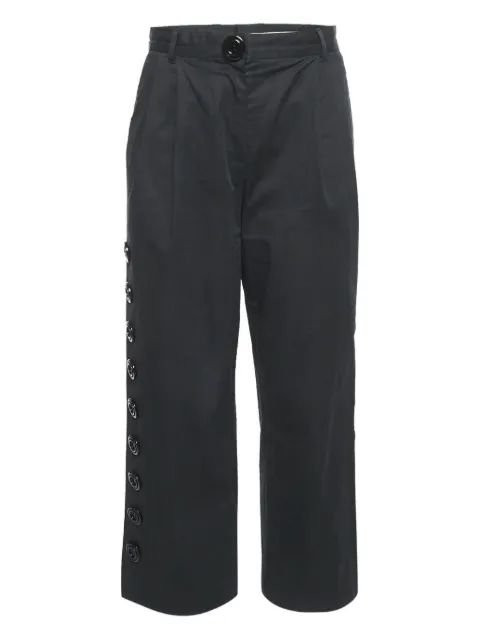 Dolce & Gabbana Pre-Owned 2024 pleated button straight-leg trousers
