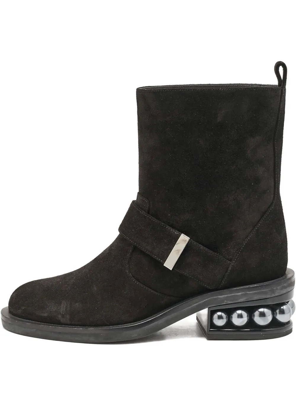 Nicholas Kirkwood botas con hebilla y detalle de perlas | negro | Image 1