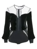 Elisabetta Franchi 2024 lace body - Black