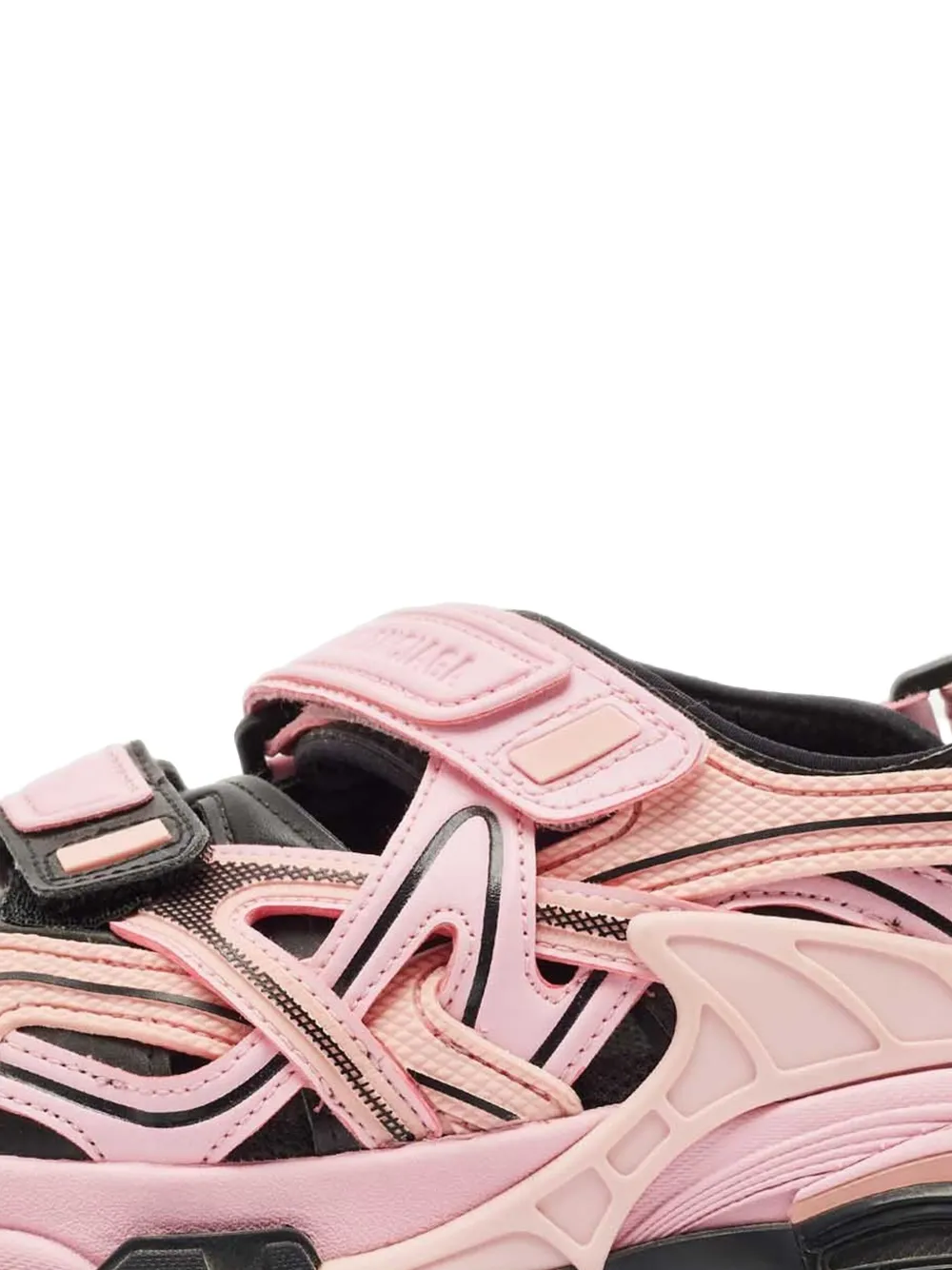 Balenciaga Pre-Owned Trainingssandalen met klittenband - Roze