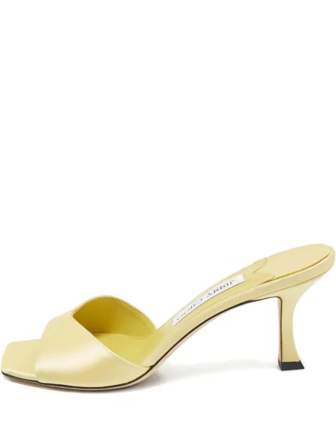 Jimmy Choo Pre-Owned satin slide sandals
