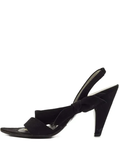 Miu Miu Pre-Owned 95mm bow-detail sandals