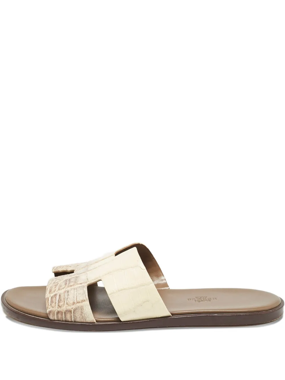 Hermès Pre-Owned Izmir leather sandals | White | Image 1