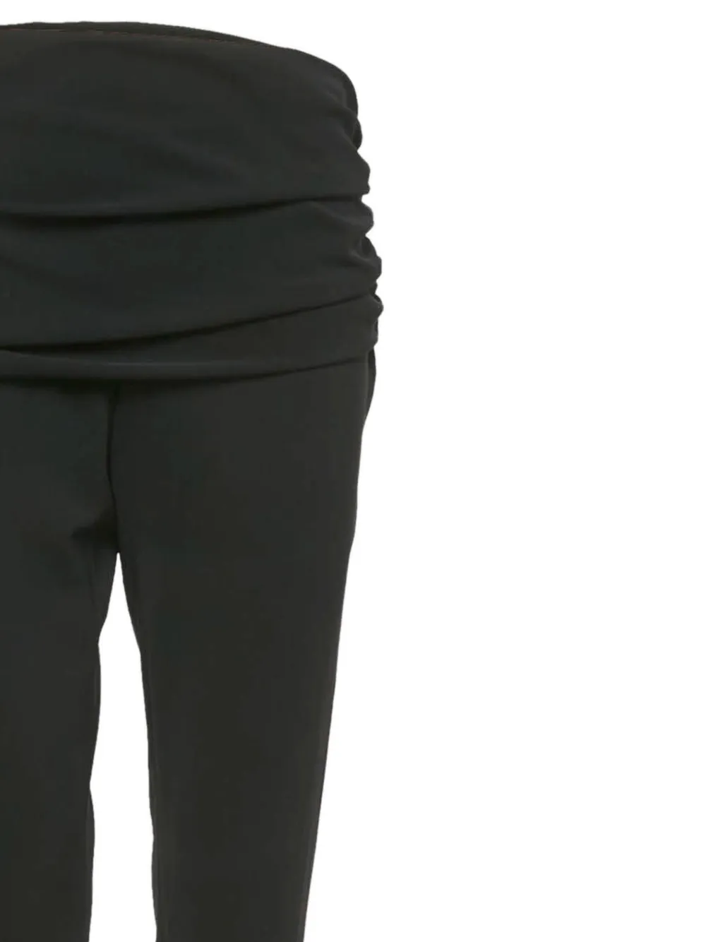 Moschino Pre-Owned Broek met ruches - Zwart