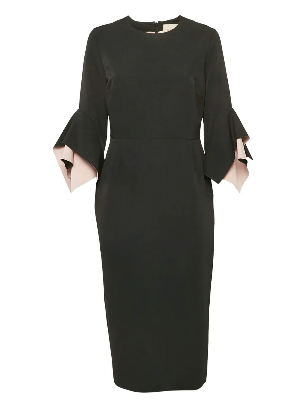 Roksanda bell-sleeve crepe dress | Black | Image 1