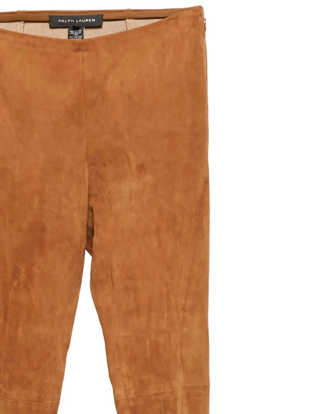 Polo Ralph Lauren Vintage Suède broek met vlakken - Bruin