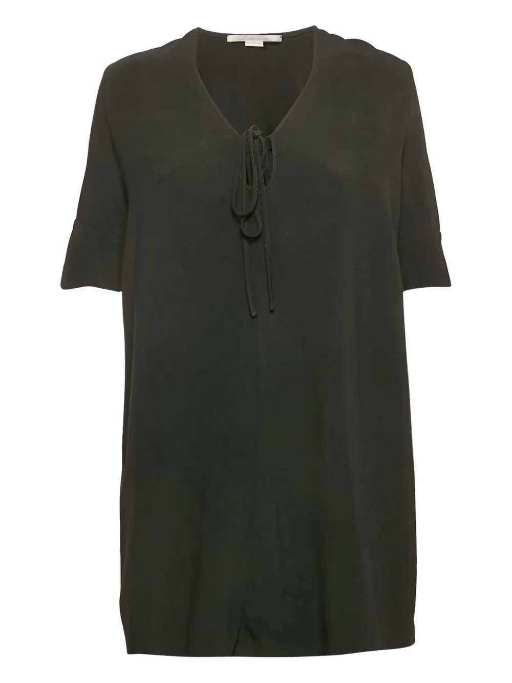 Stella McCartney Pre-Owned tie-neck mini dress | Black | Image 1