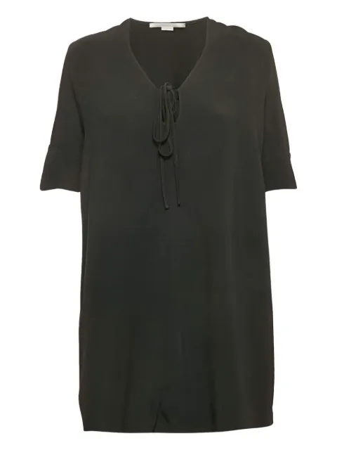 Stella McCartney Pre-Owned tie-neck mini dress