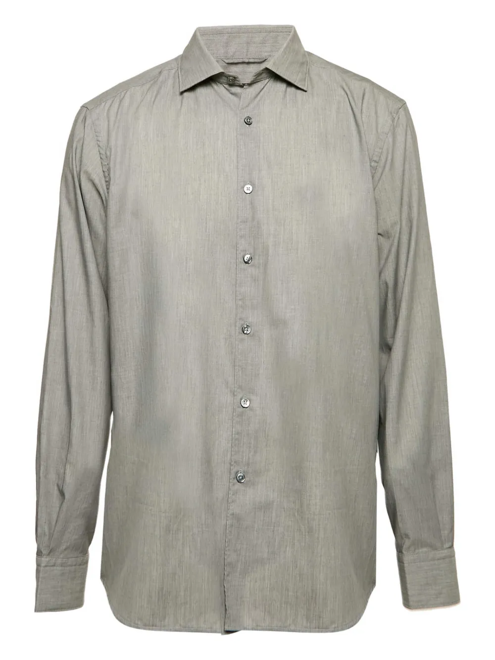 美品 イタリア製 Ermenegildo Zegna M リネンワイシャツ 白 Ermenegildo Zegna（ゼニア）カジュアルシャツ 白 サイズ:-(M位