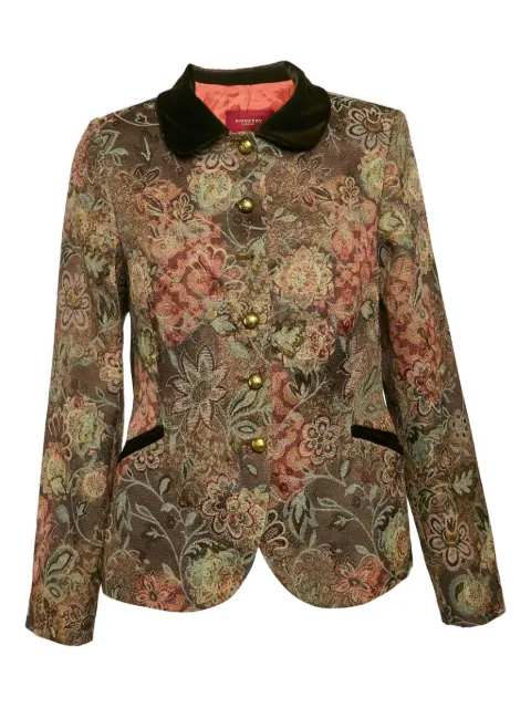 Burberry Pre-Owned jacquard floral-pattern jacket