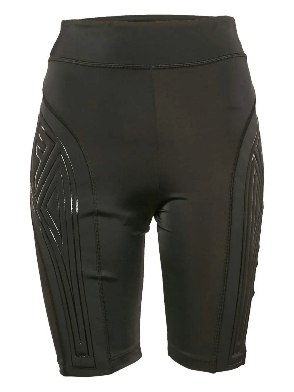 Fendi Pre-Owned FFreedom logo-pattern cycling shorts | Black | Image 1