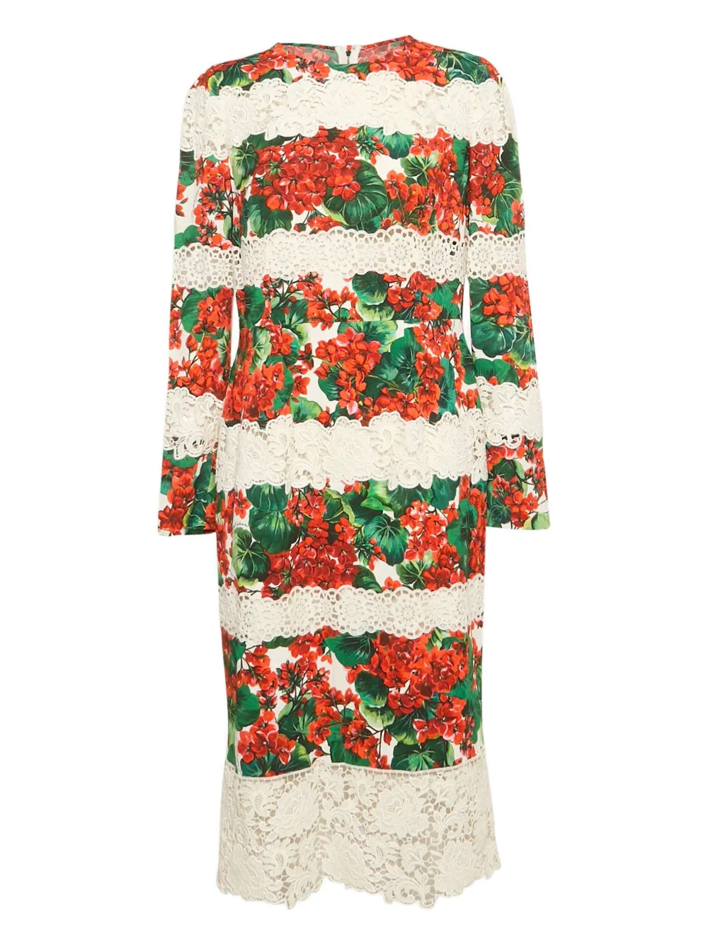 Dolce & Gabbana Pre-Owned Abito midi a fiori 2024 - Toni neutri