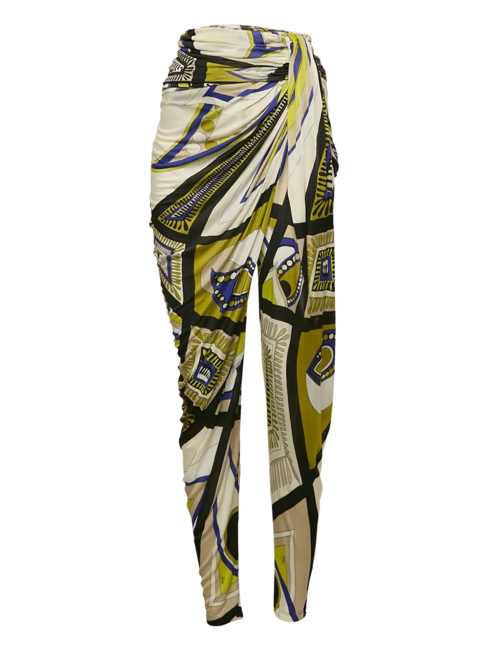 PUCCI Pre-Owned بنطال بثنيات وطبعة | ألوان محايدة | Image 1