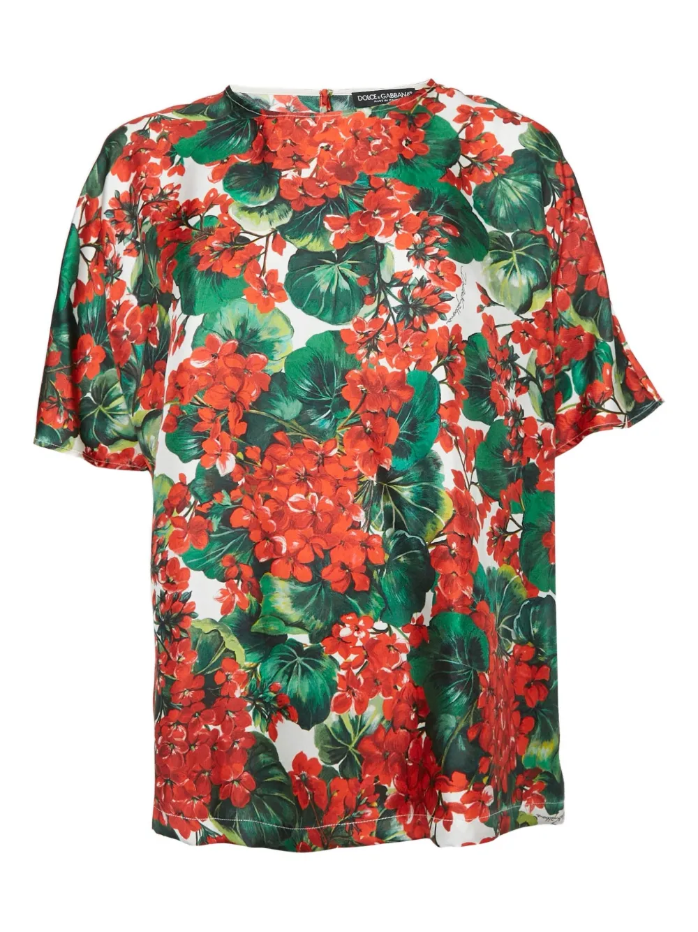 Dolce & Gabbana Pre-Owned シルクブラウス - レッド Dolce & Gabbana Pre-Owned シルクブラウス - レッド