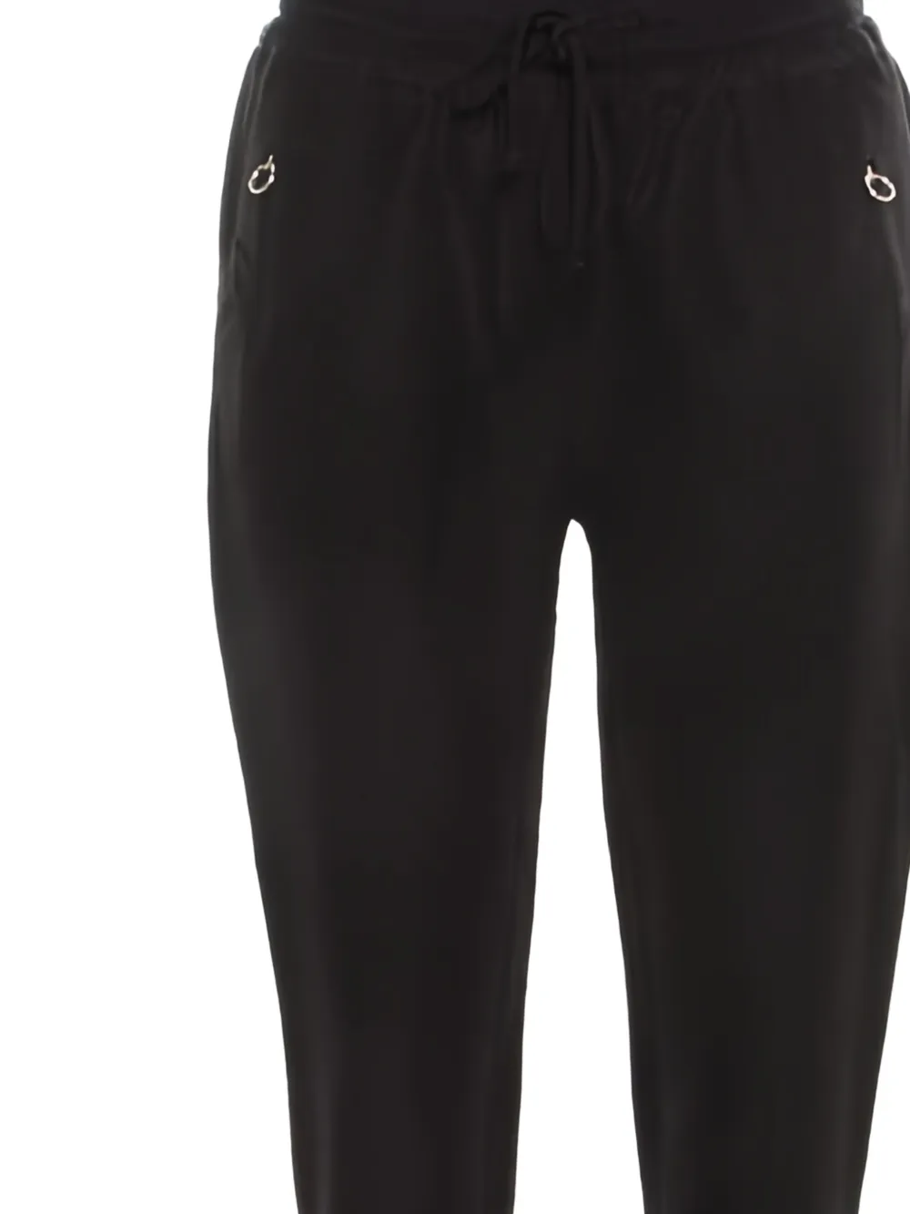 Stella McCartney Pre-Owned Broek met trekkoord en zakken - Zwart