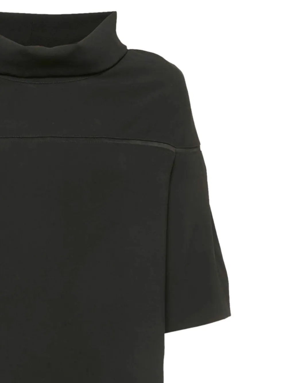 Kenzo Pre-Owned Satijnen jurk met hoge hals - Zwart
