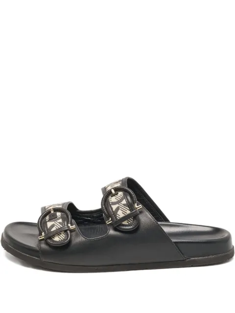 Ferragamo Pre-Owned sandalias con detalle Gancini