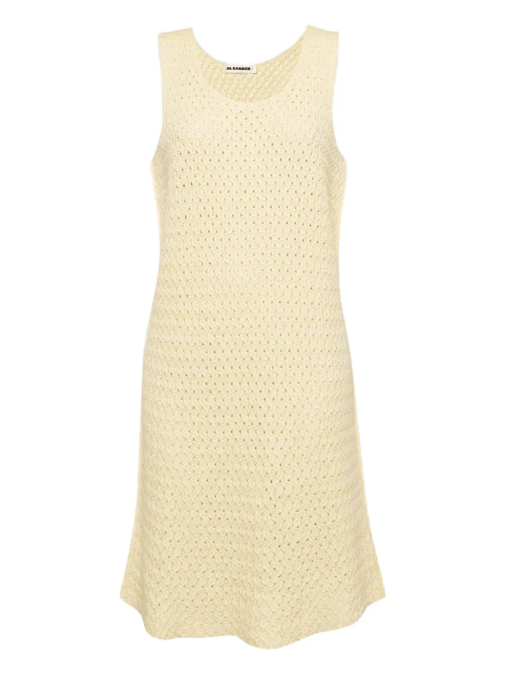 Jil Sander Pre-Owned crochet sleeveless day dress | Yellow | Image 1