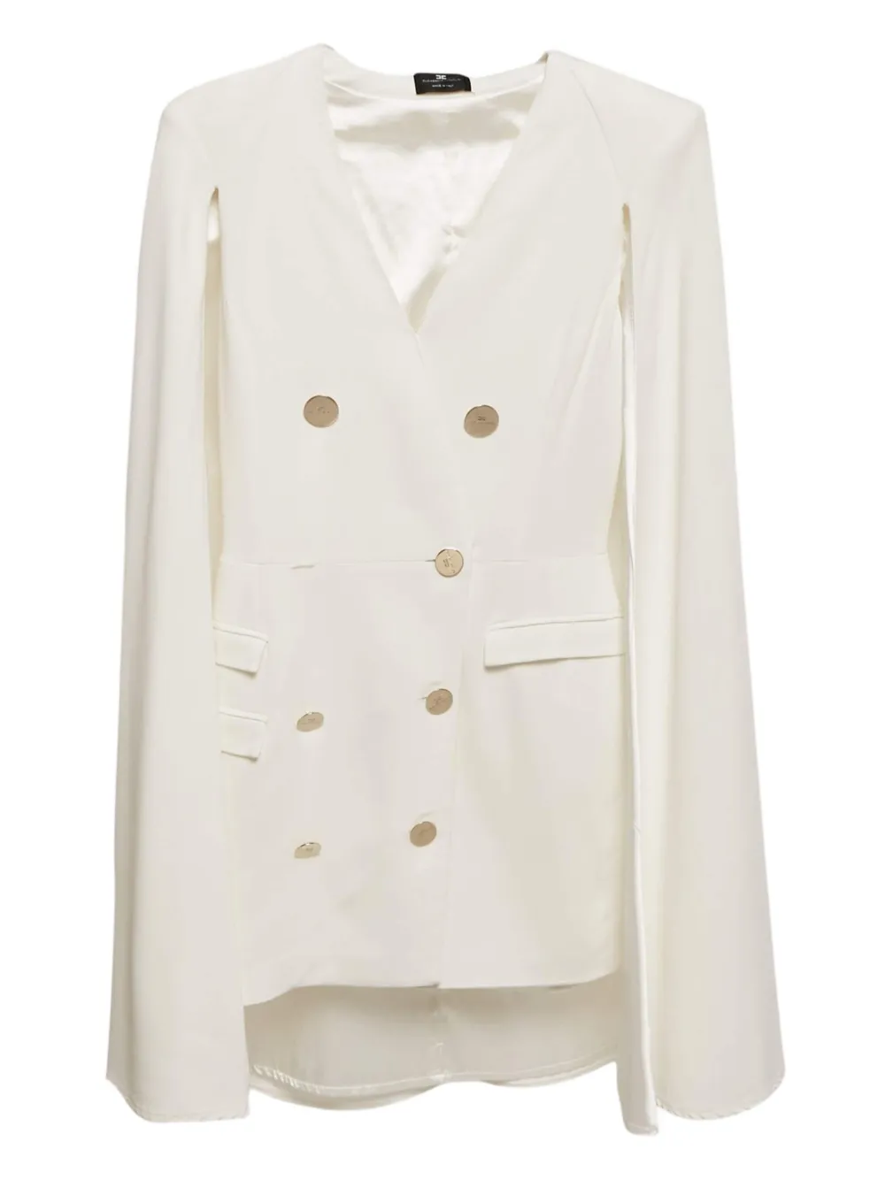 Elisabetta Franchi vestido con doble botonadura | blanco | Image 1