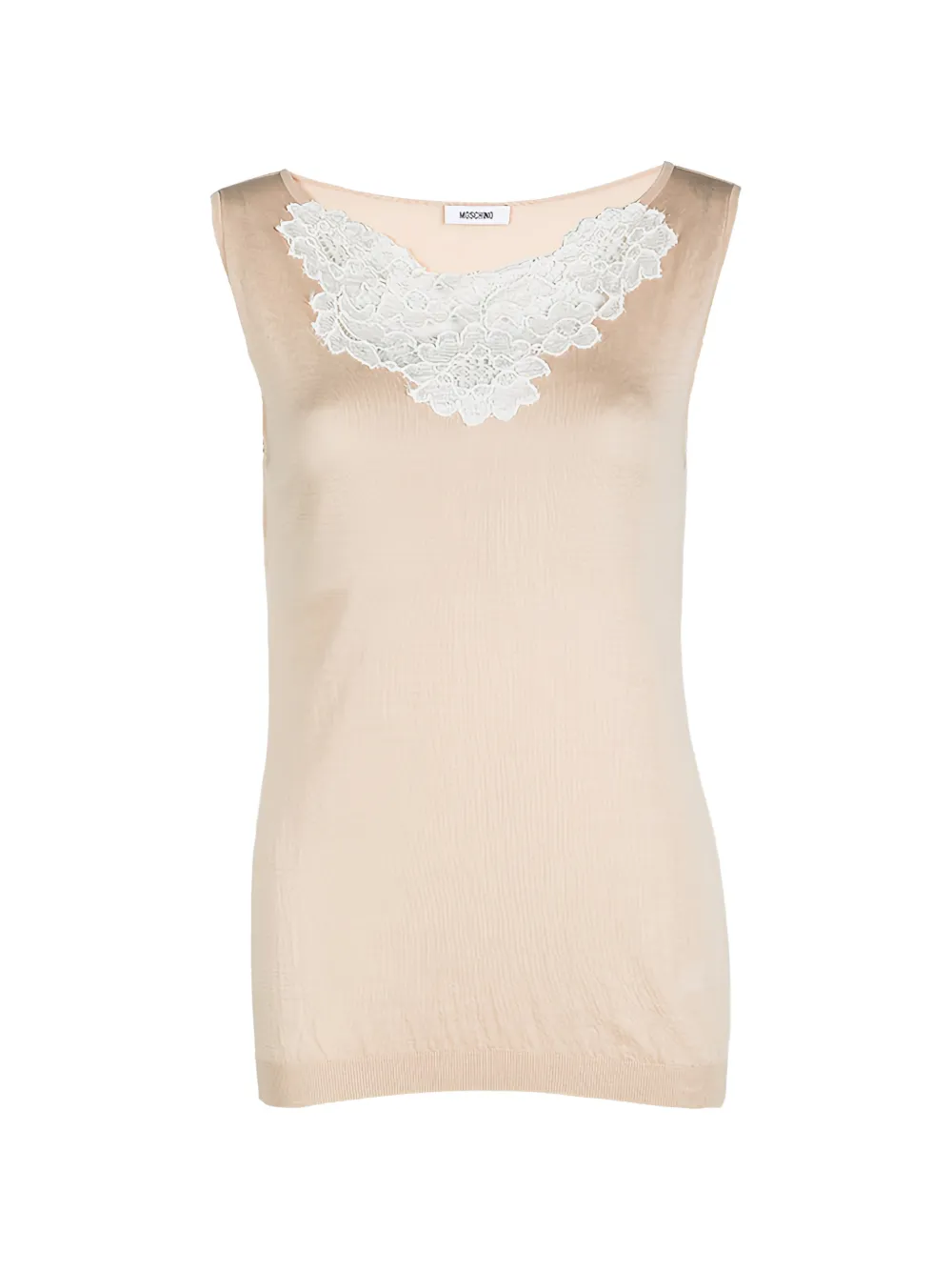 Moschino Pre-Owned Top smanicato 2024 - Toni neutri