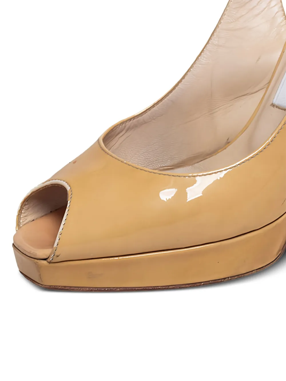 Jimmy Choo Pre-Owned 474344 Metallic - Beige