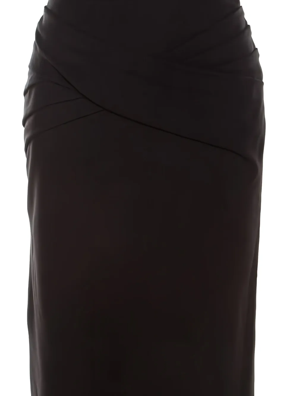 Escada Pre-Owned 2024 gedrapeerde rok - Zwart