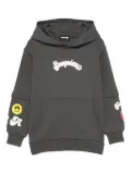 Barrow kids logo-print hoodie - Grey