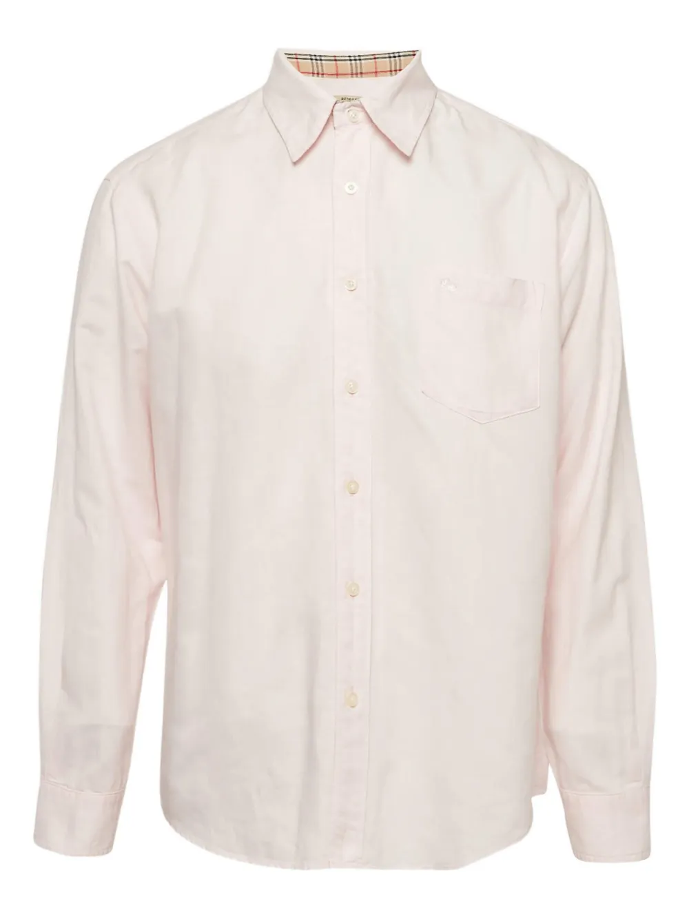 Burberry Pre-Owned 2024 linen pocket shirt | Pink | Image 1