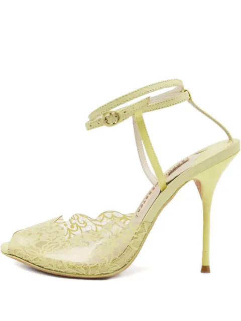Sophia Webster 2024 Lace Leather Sandals