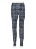 Off-White Pre-Owned patterned knit trousers - Blue