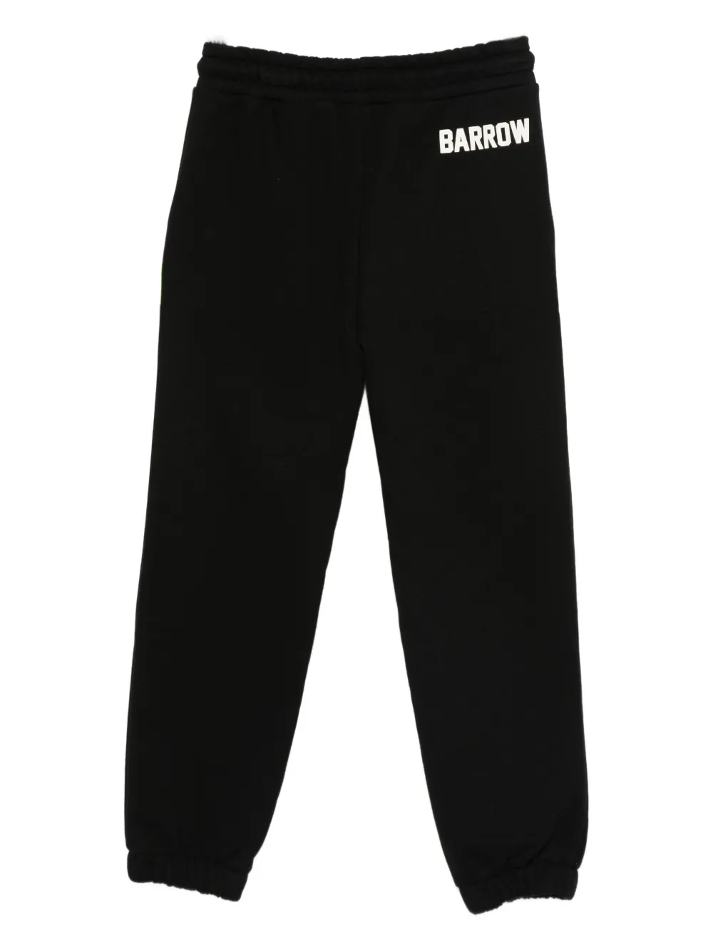 Barrow Number-detail Drawstring Track Pants In Black