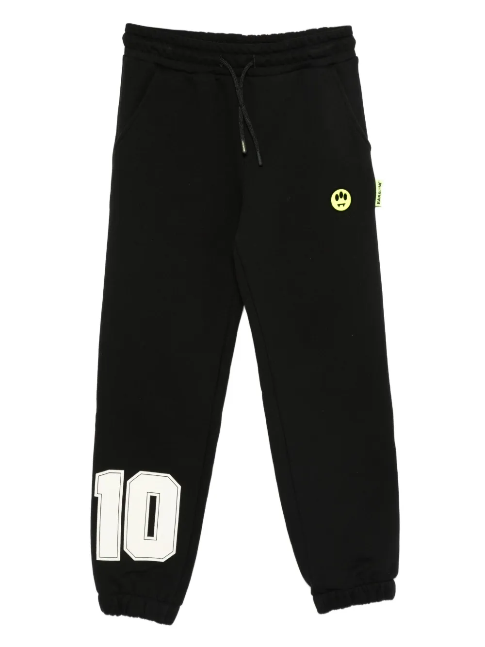 Barrow kids Trainingsbroek met trekkoord en nummerdetail Zwart