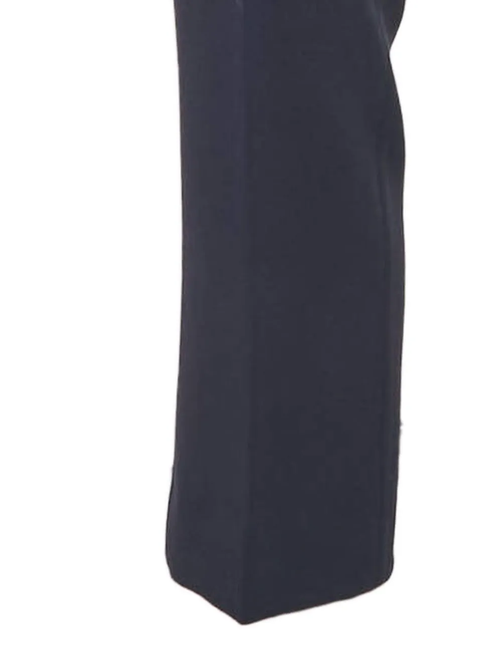 Max Mara Crêpe broek met taille - Blauw