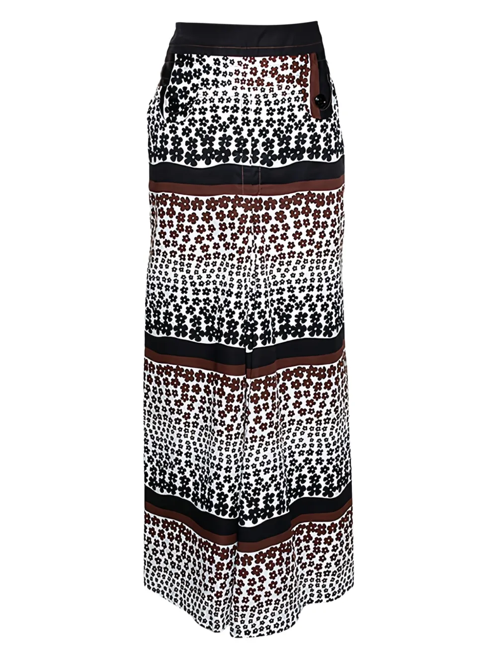 Kenzo Pre-Owned Gonna lunga a fiori - Bianco