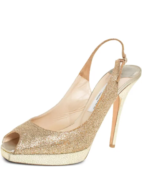 Jimmy Choo Pre-Owned 460843 Gold