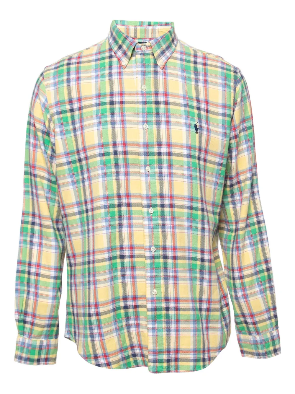 Polo Ralph Lauren Vintage plaid cotton shirt | Yellow | Image 1