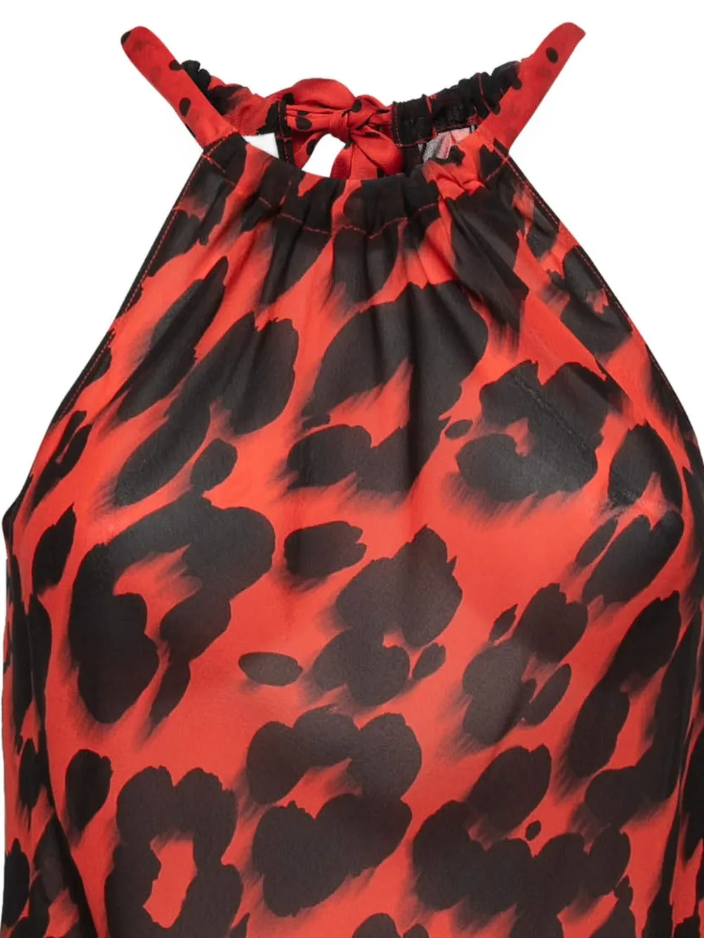 Moschino Pre-Owned leopard-print halterneck top | Image 2