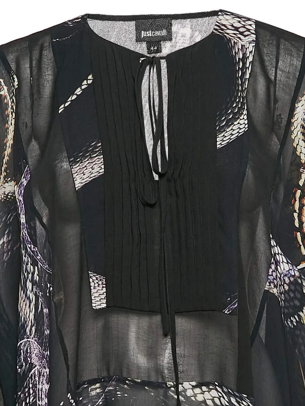 Just Cavalli Vintage snake-print pleated blouse | Image 2