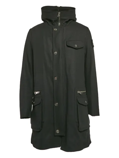 Emporio Armani Pre-Owned hooded pocket coat