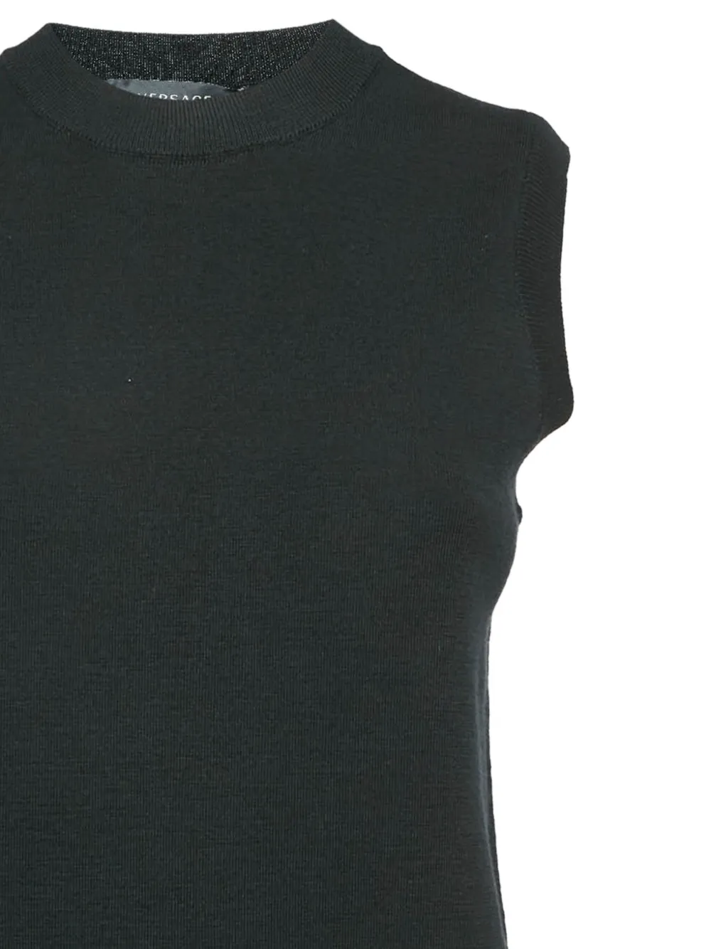 Versace Pre-Owned embroidered-logo sleeveless top | Image 2