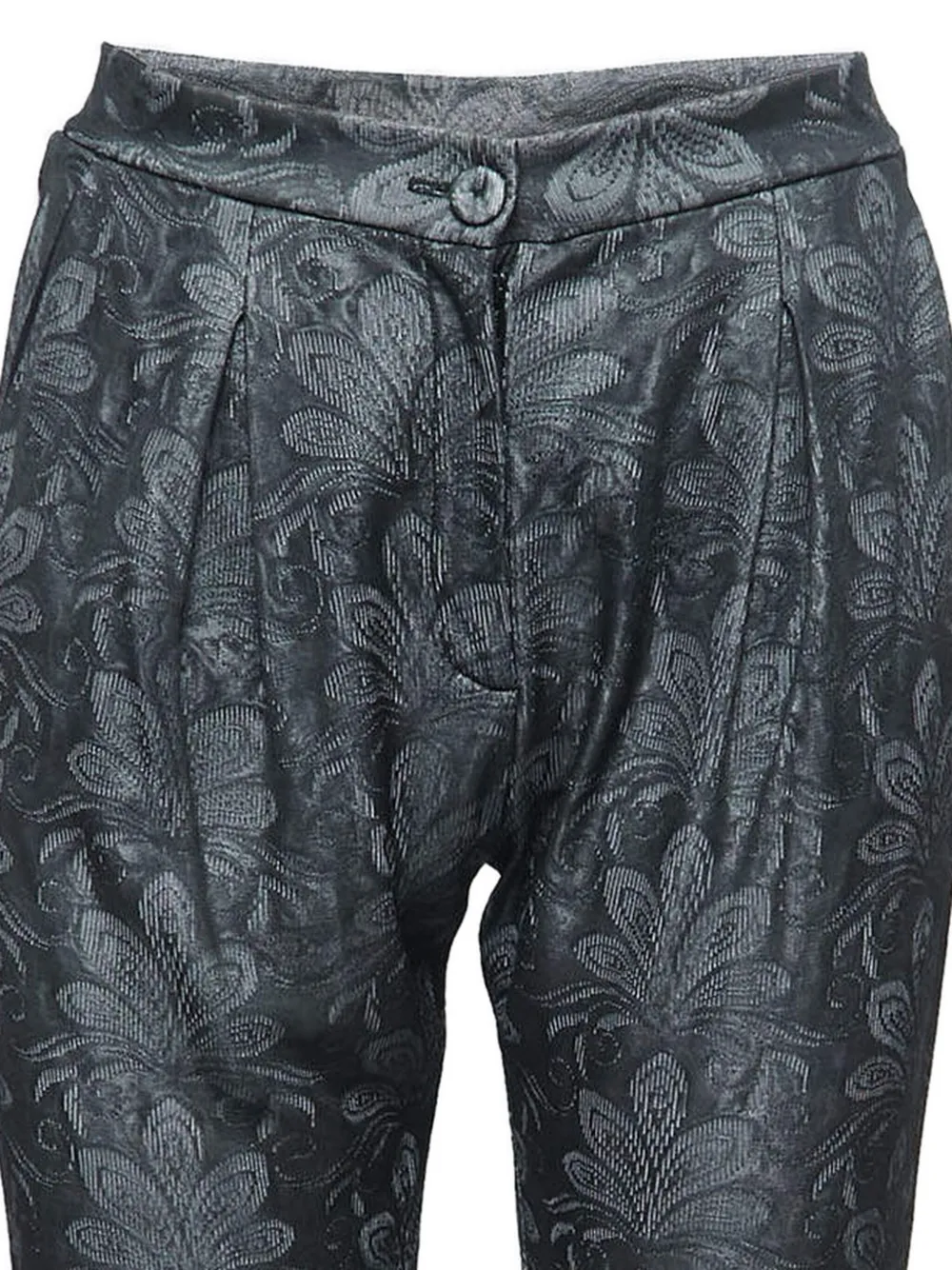 Emporio Armani Pre-Owned Broek met bloemknoop - Zwart
