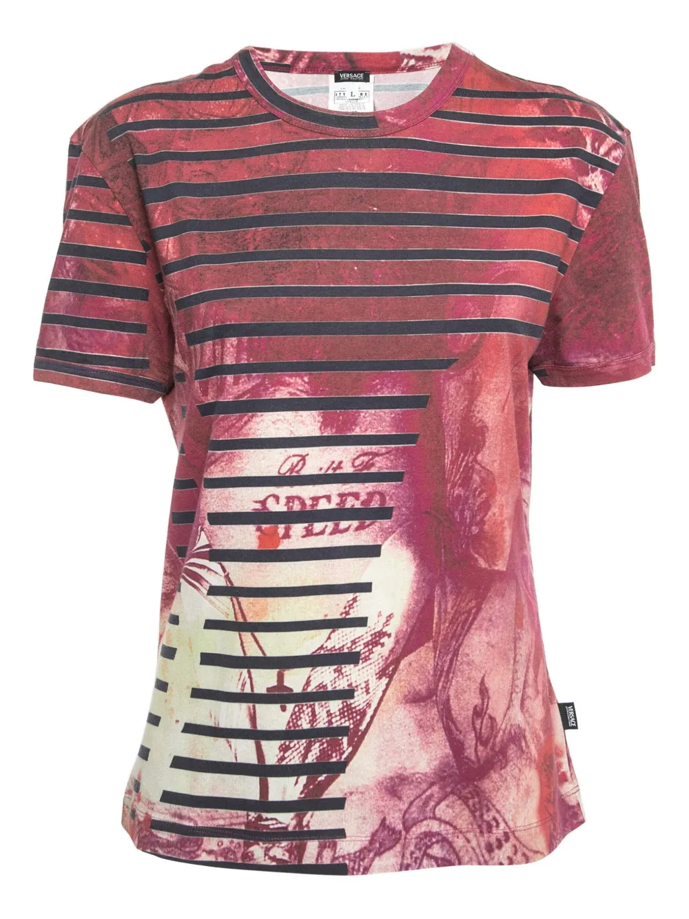 Versace Pre-Owned graphic-print T-shirt | Pink | Image 1