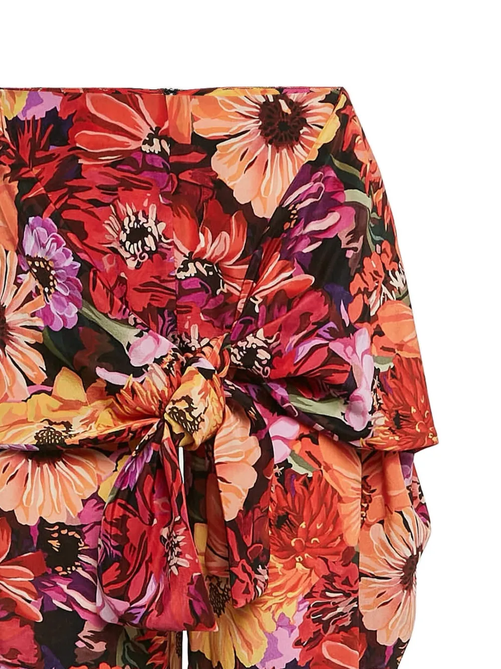 Stella McCartney Pre-Owned Broek met gestrikte voorkant en bloemenprint - Rood
