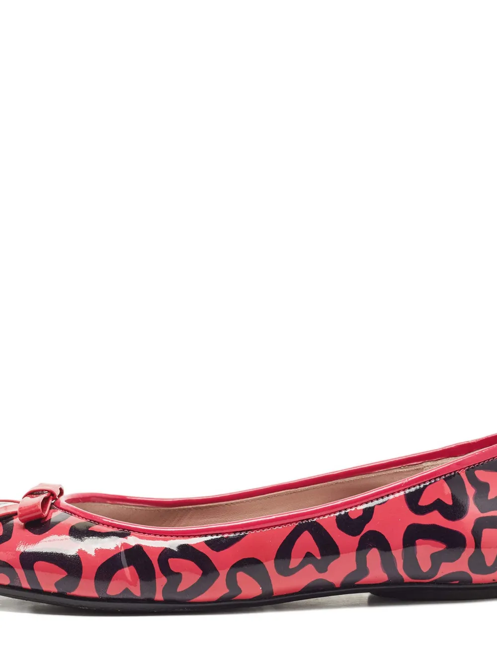 Marc Jacobs Vintage Pre-owned leren ballerina's met hartprint - Roze