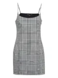Pre-Owned Alexander Wang plaid scoop-neck dress - Grey