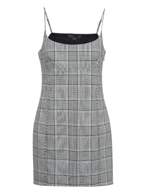 Pre-Owned Alexander Wang plaid scoop-neck dress