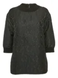 Dolce & Gabbana Pre-Owned 2024 floral-jacquard blouse - Grey