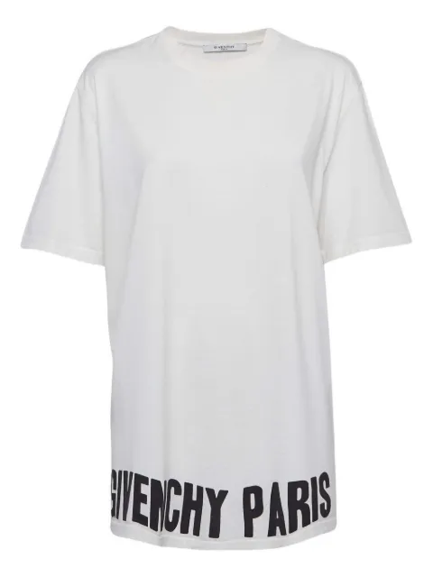 Givenchy Pre-Owned hemline-logo T-shirt